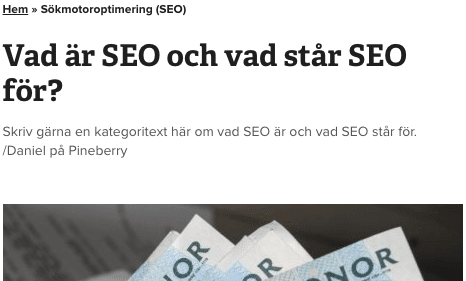 SEO i webbläsaren