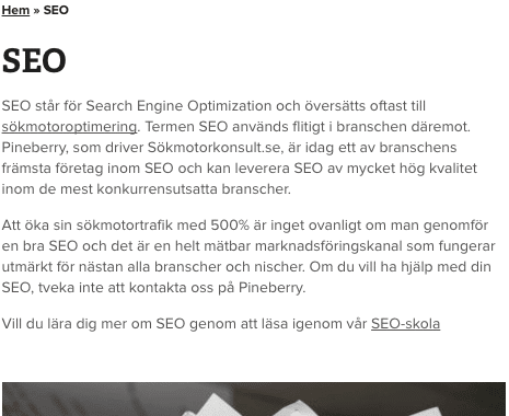 SEO i webbläsaren