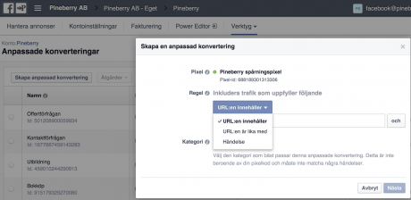 Skapa anpassad konvering