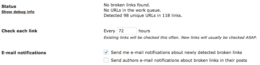 Broken Link Checker