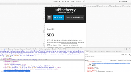 Enhetsvertyget i DevTools