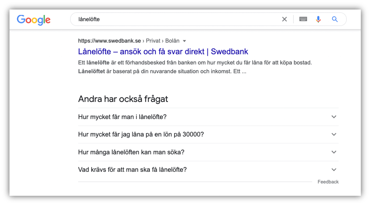 Sökning på "lånelöfte"