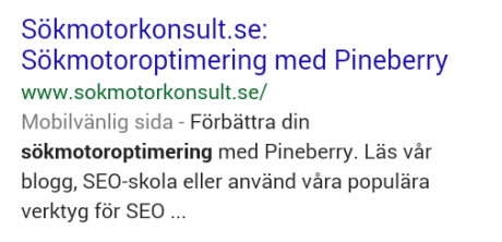 Mobilvänlig sida