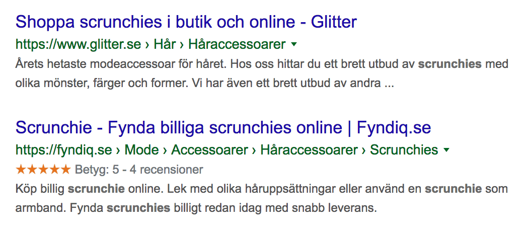 Gammal serp