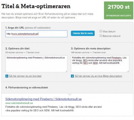 titel och meta