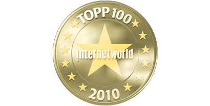 Internetworld Topp 100 - 2010