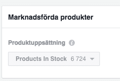 Produktuppsättning