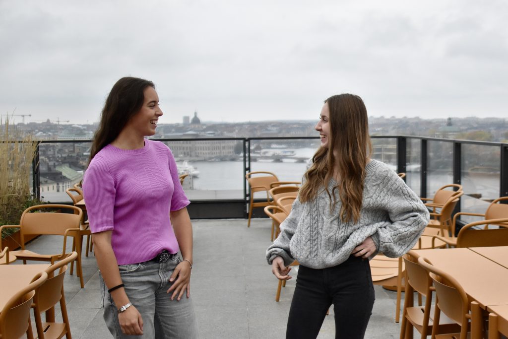 Praktikanter Cassandra och Oliwia